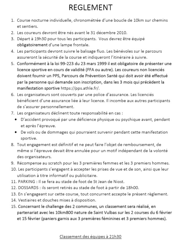 Parcours SOUS LA LUNE DE SAINT JEAN